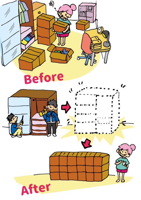 引越ストレスからの解放『IKEA家具は引越し当日より前に新居へ運んで 